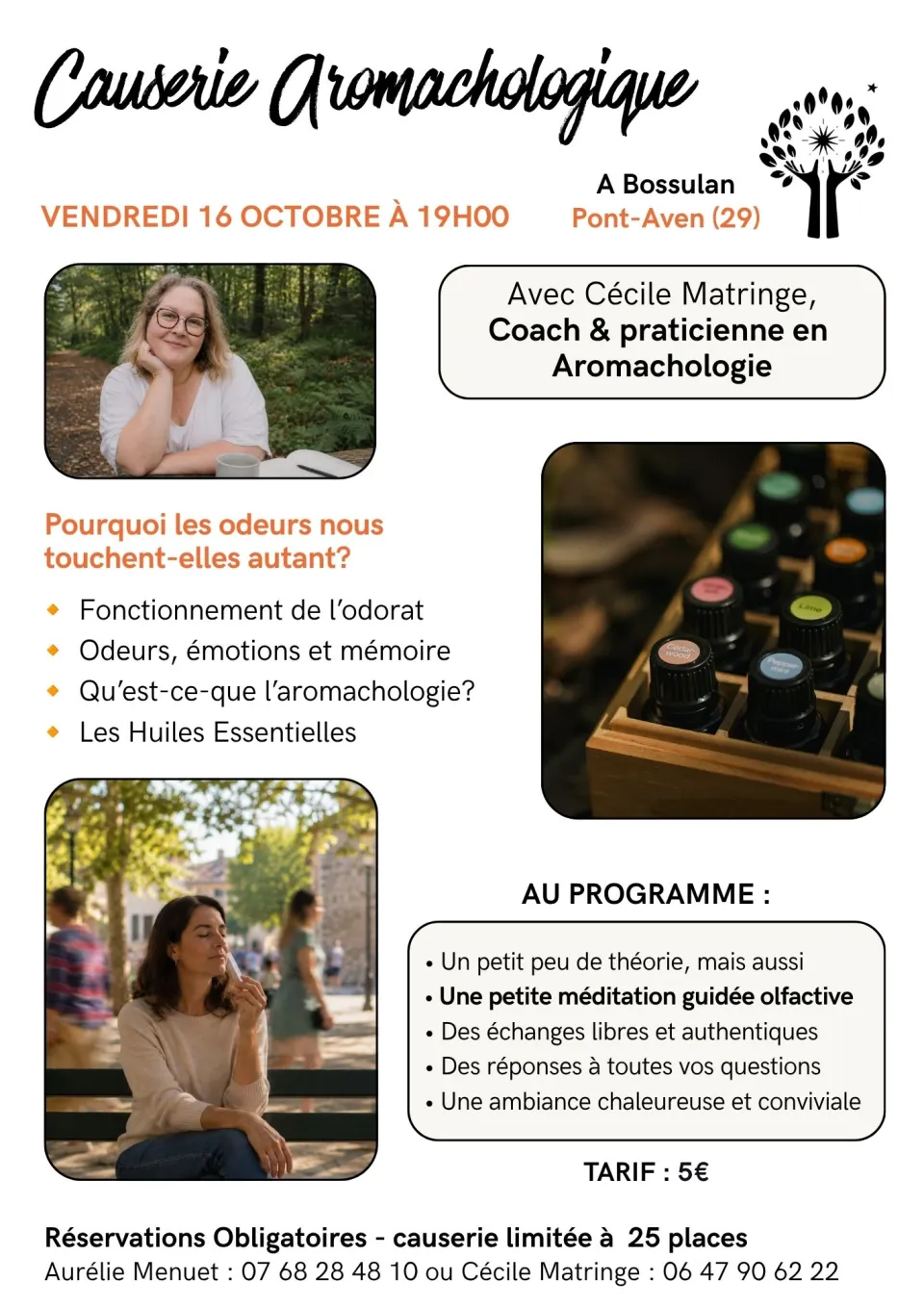 Causerie Aromachologie - Flyer