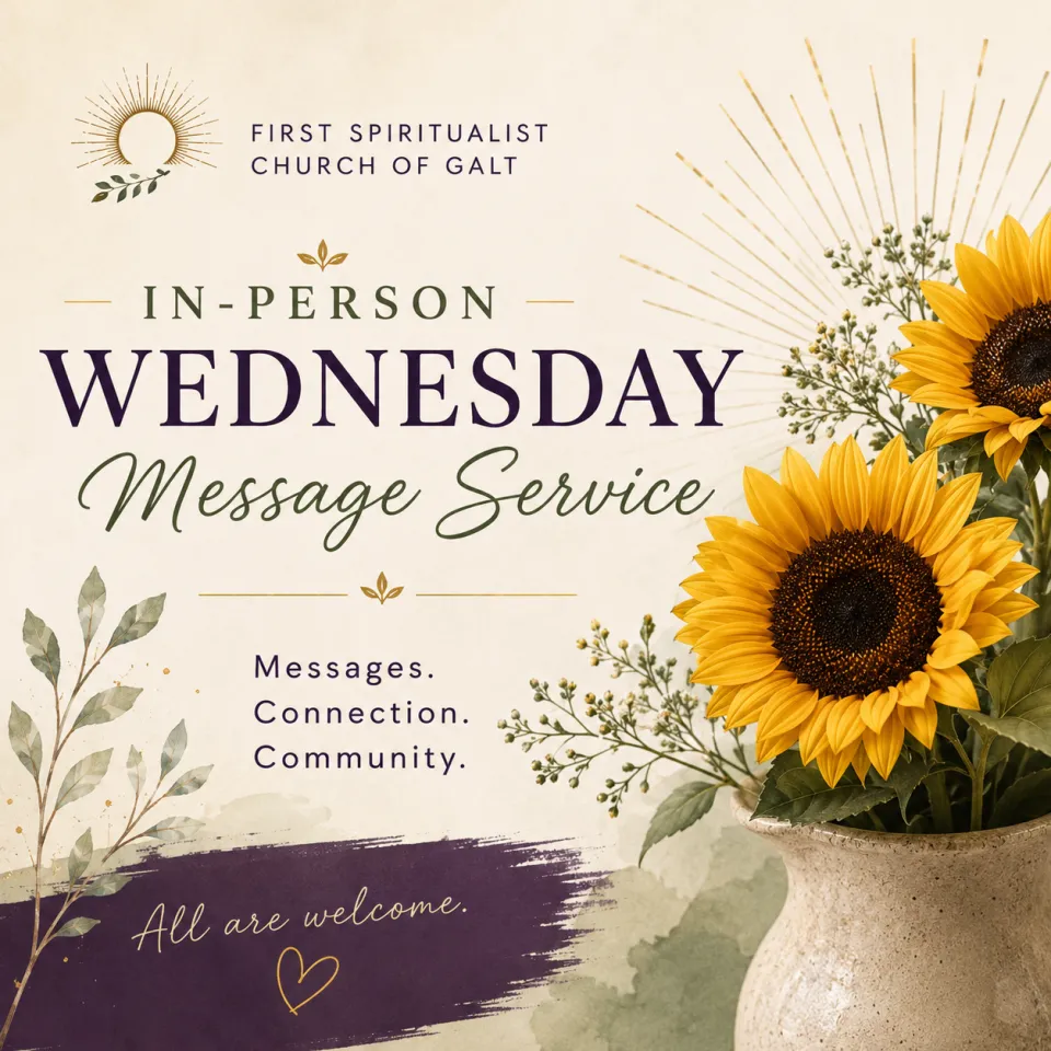 Wednesday Message Service - Flyer