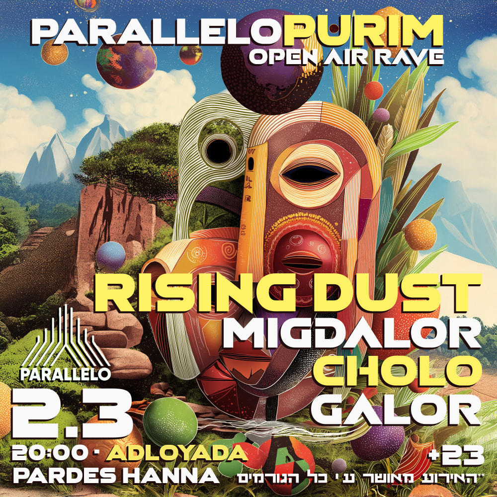 Parallelopurim Open Air Rave - Flyer