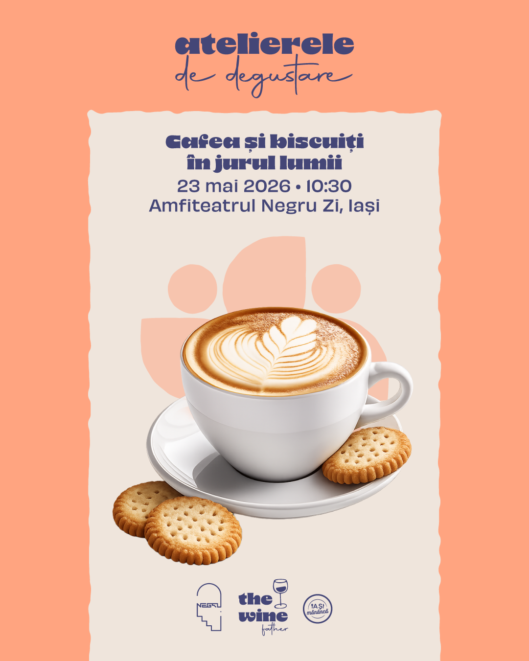 Negru Zi - Cafea și biscuiți în jurul lumii - Afiș