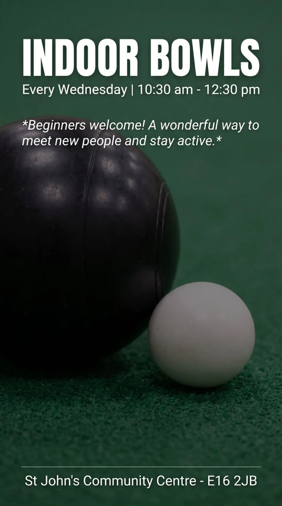 ⭕ Indoor Bowls (Beginner Friendly) - Flyer
