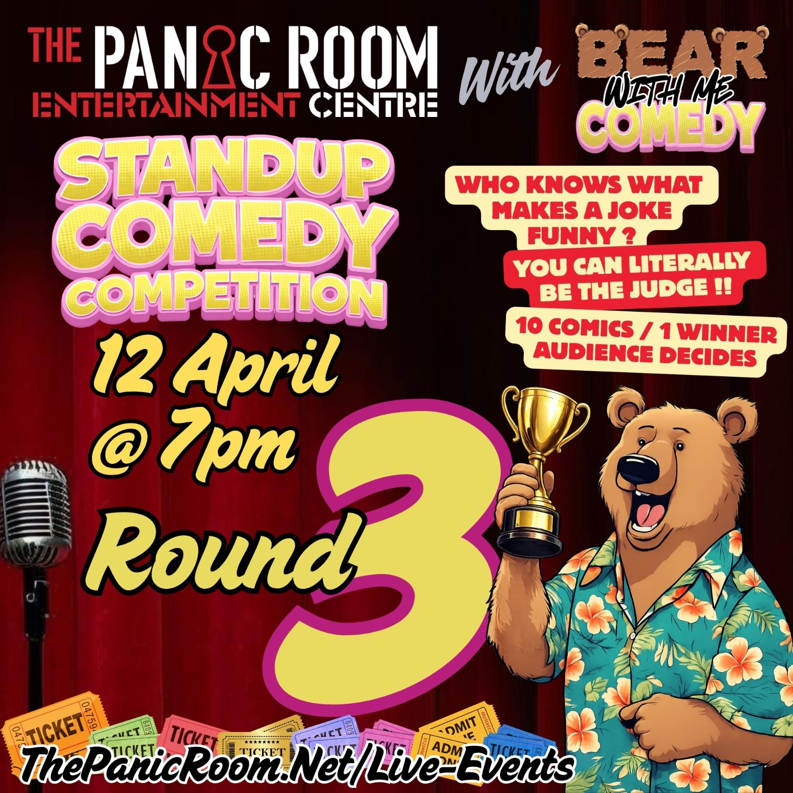 Stand Up Comedy Night - April - Flyer
