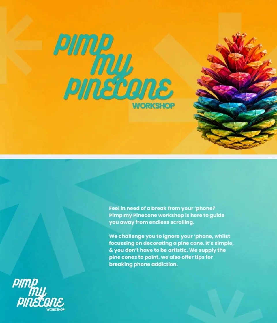 Pimp My Pinecone Workshop - Flyer