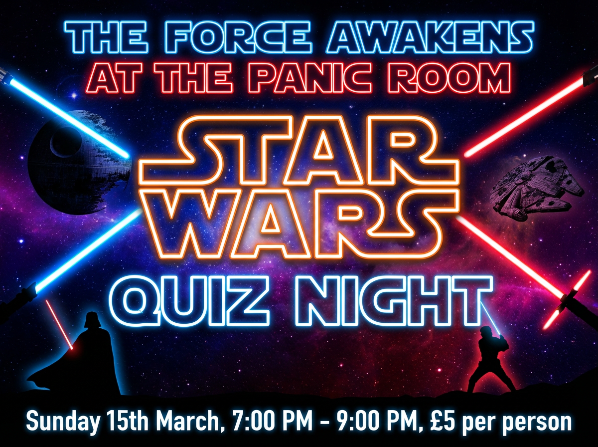 Star Wars Quiz Night - Flyer