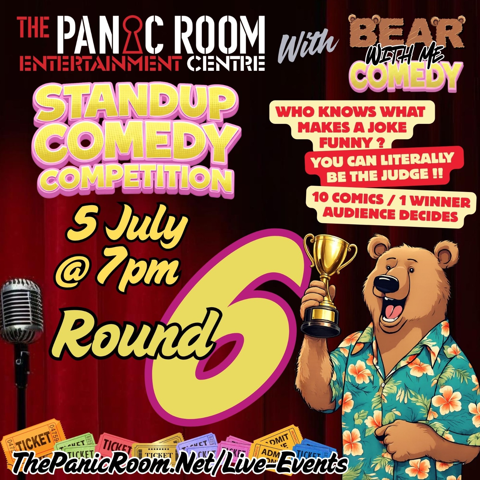 Stand Up Comedy Night - July - Flyer