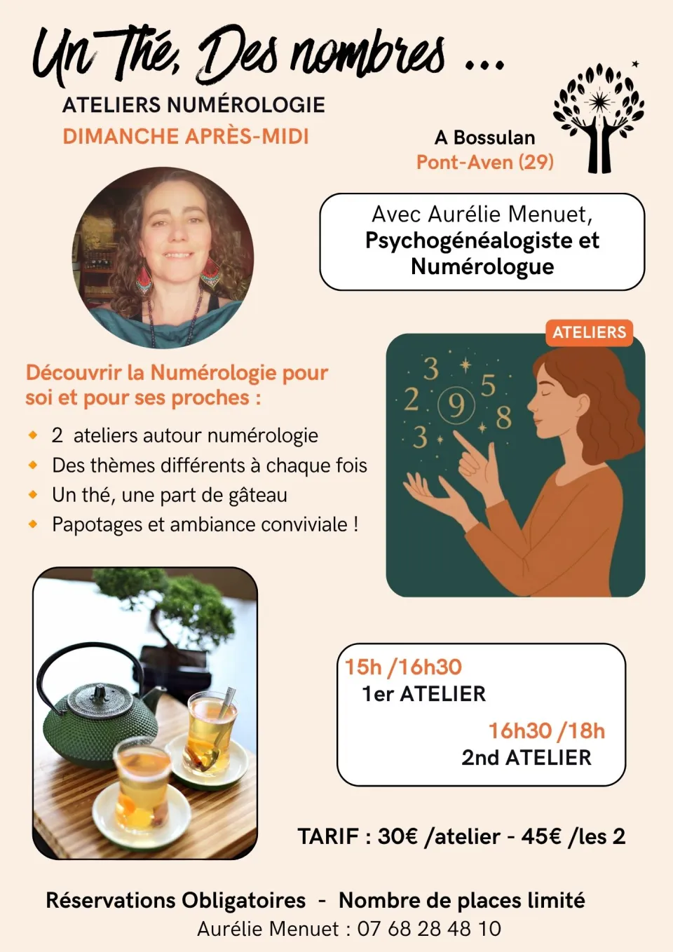 Un Thé, des Nombres - Flyer