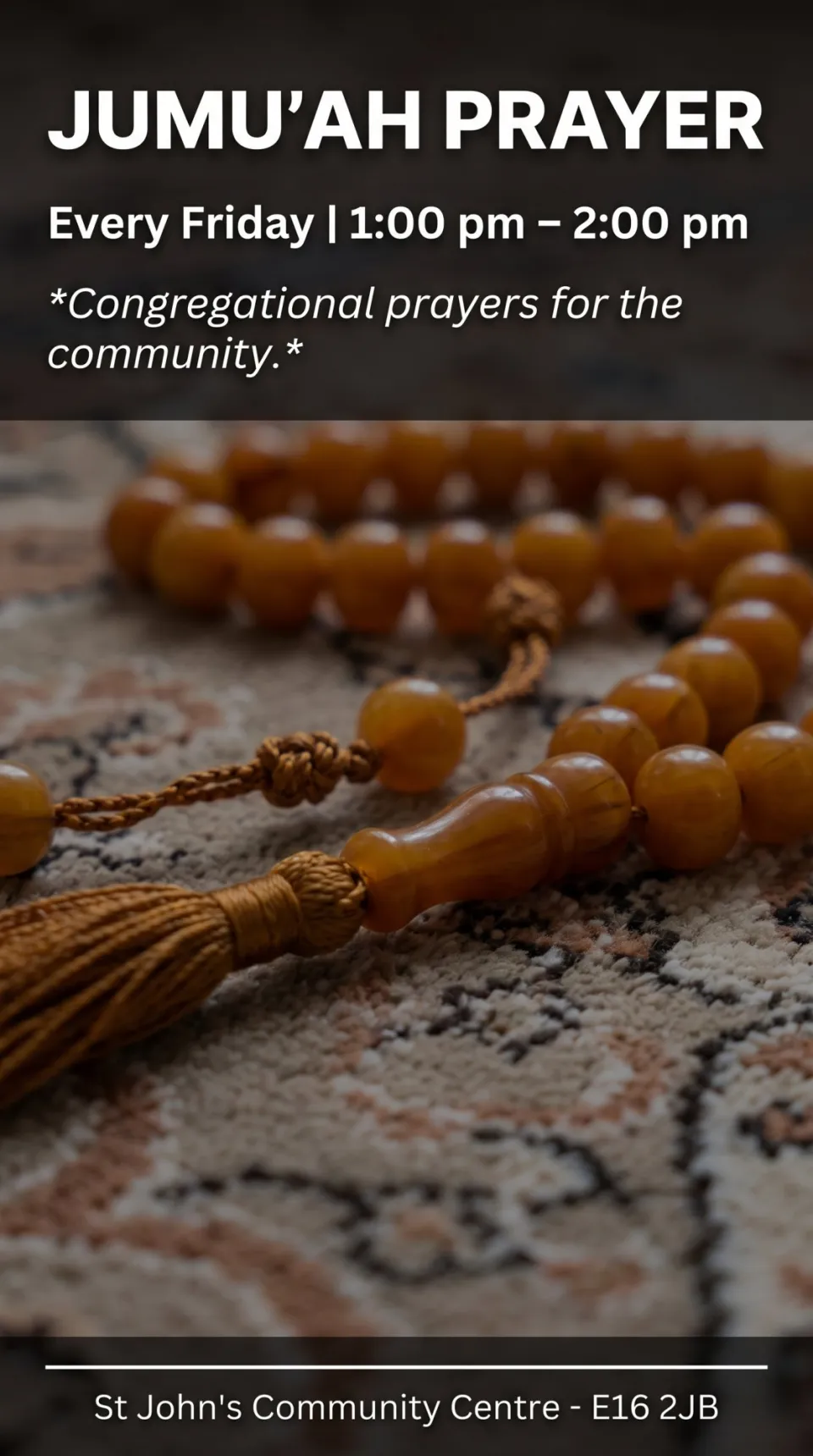 Jumu'ah Prayer - Flyer