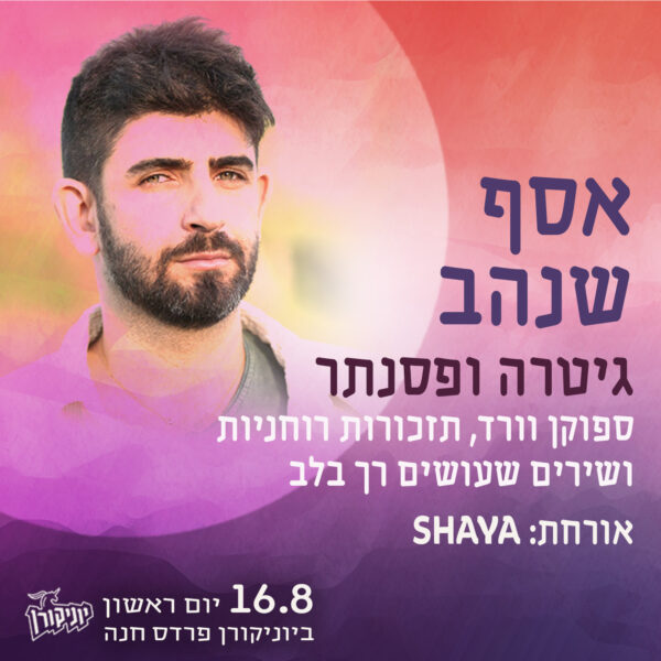 אסף שנהב: גיטרה ופסנתר - פלייר