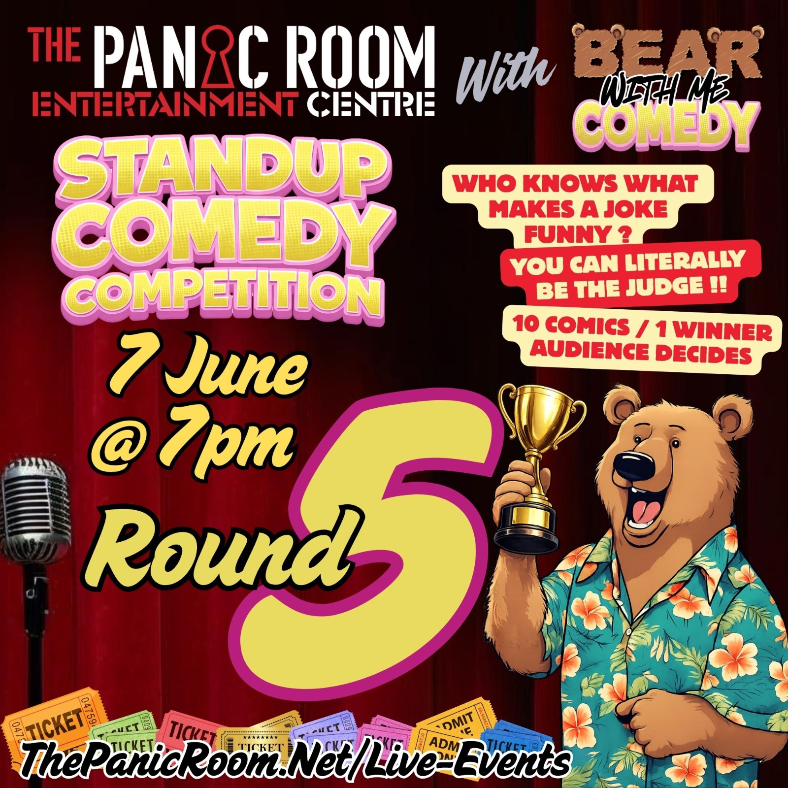 Stand Up Comedy Night - June - Flyer