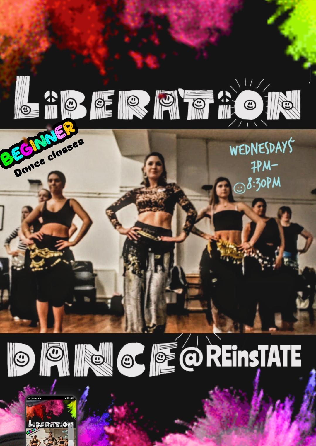 Liberation Dance Classes - Flyer