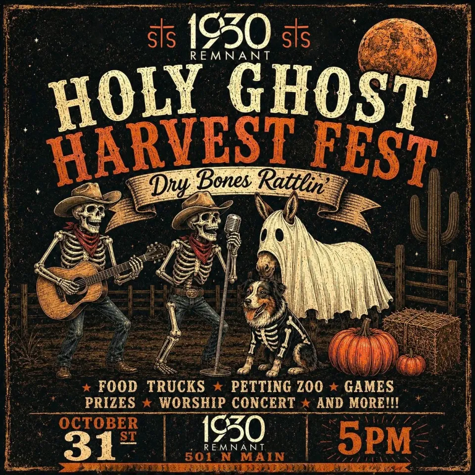 Holy Ghost Harvest Fest - Flyer