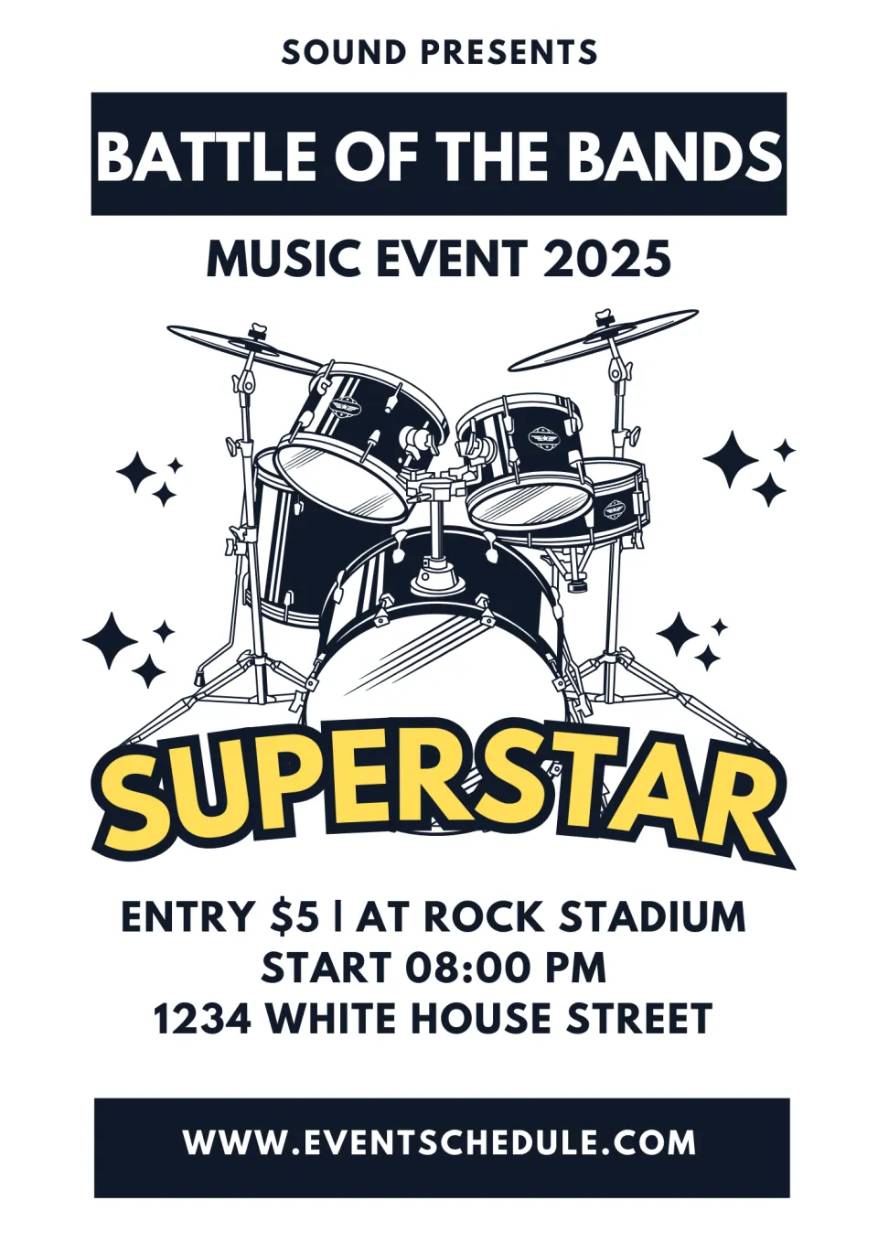 Battle of the Bands! - Flyer