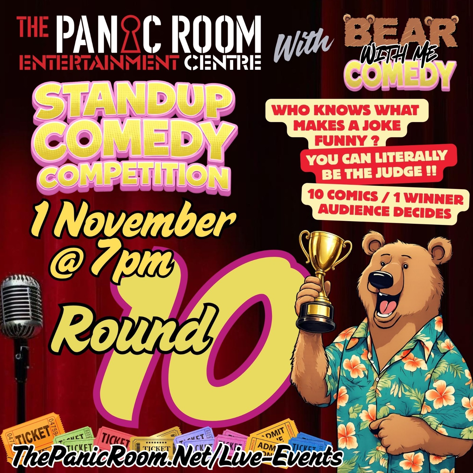 Stand Up Comedy Night - November - Flyer