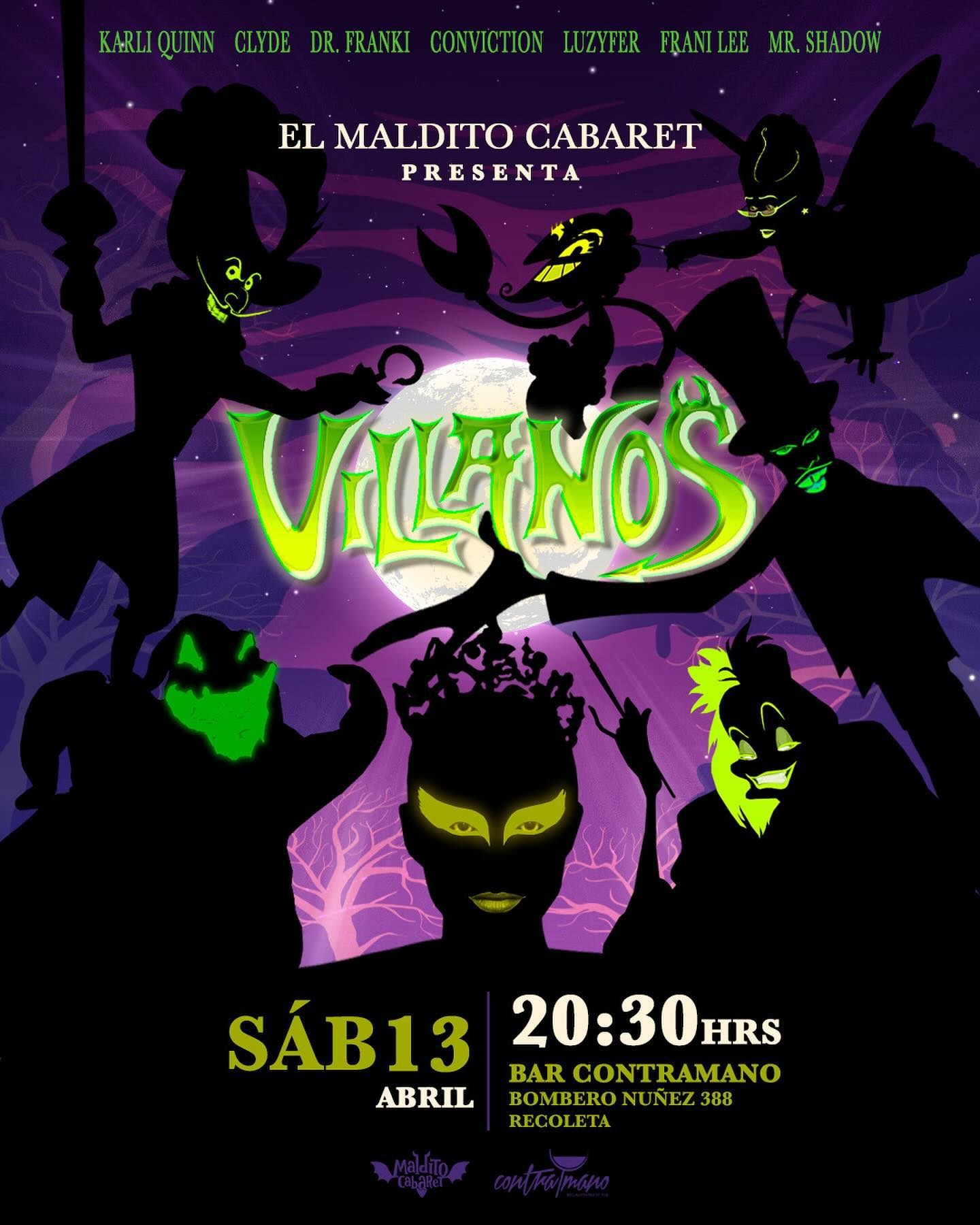 Maldito Cabaret - Flyer