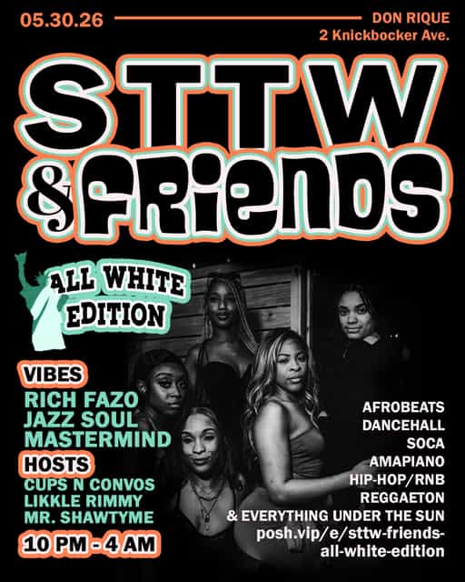 Sttw & Friends (all White Edition) - Flyer