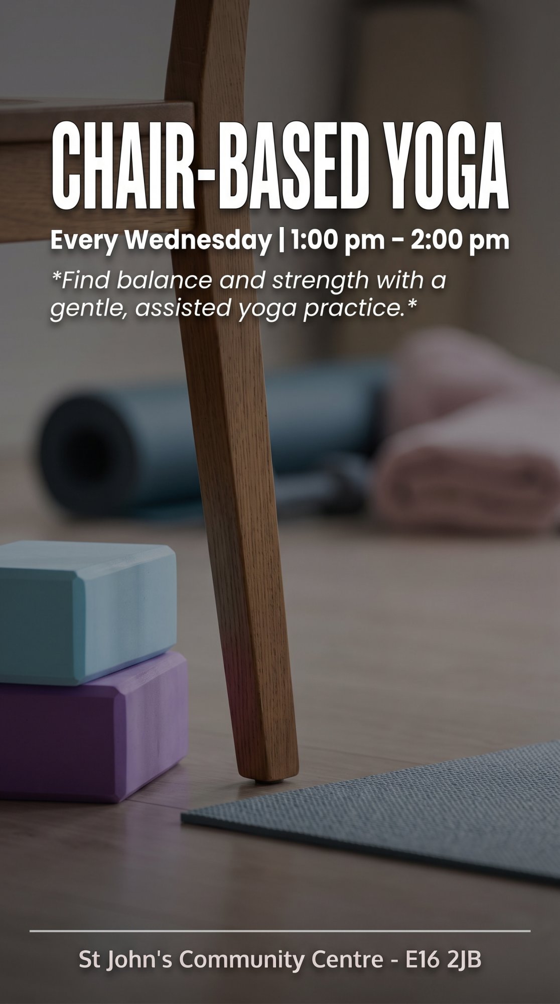 🪑Chair-Based Yoga - Flyer