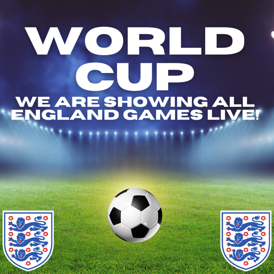 England v Croatia - Flyer