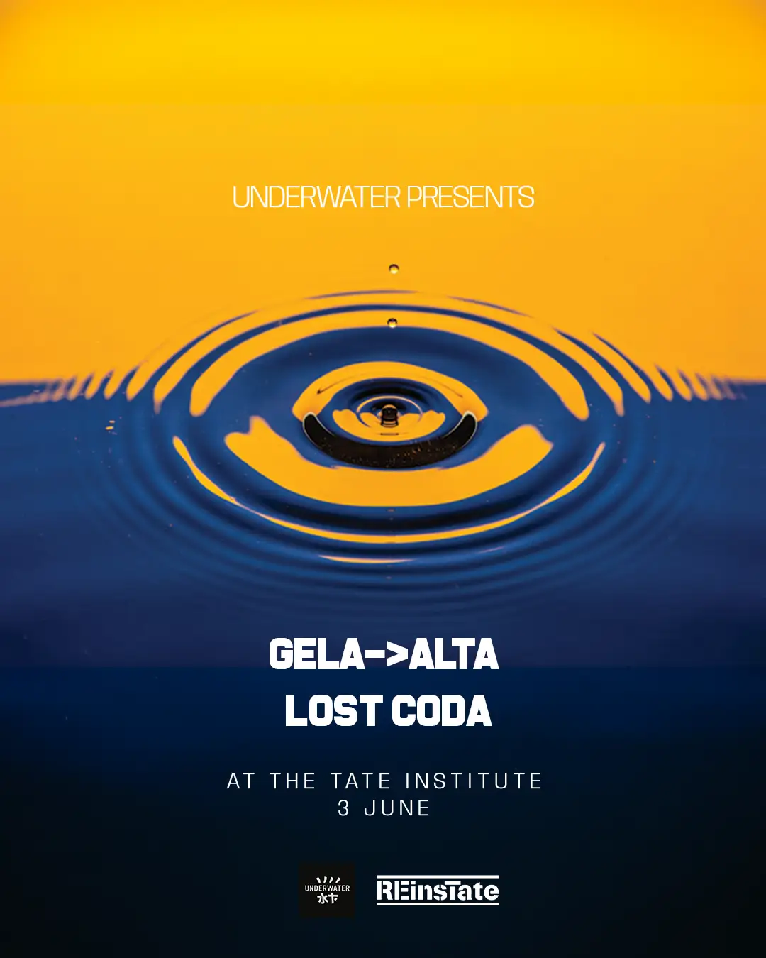 Underwater - @REinsTate Project - Flyer