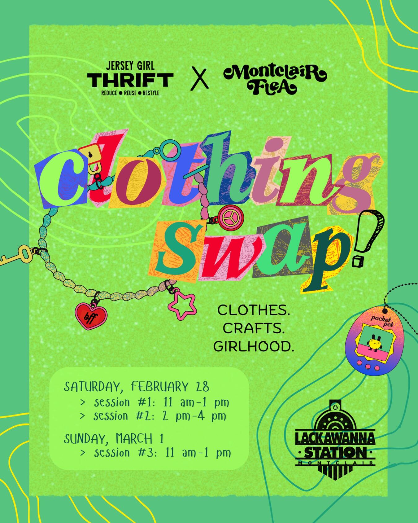 Jersey Girl Thrift x Montclair Flea - Flyer