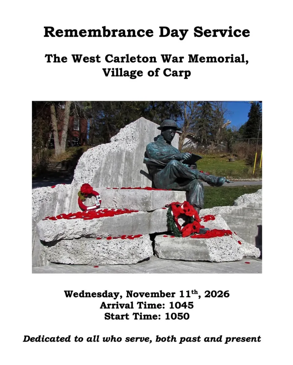 Remembrance Day Service - Flyer