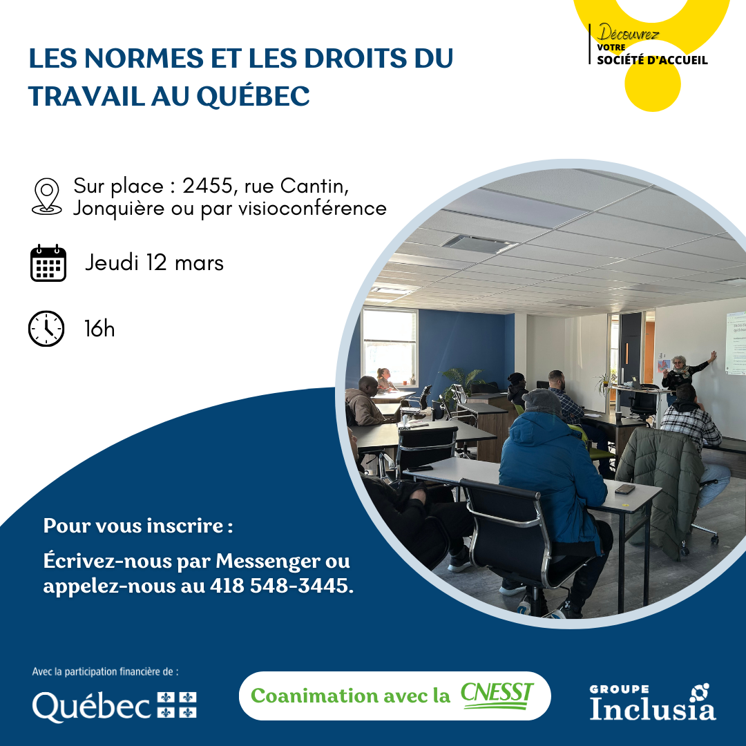 Les droits et les obligations au travail - Flyer