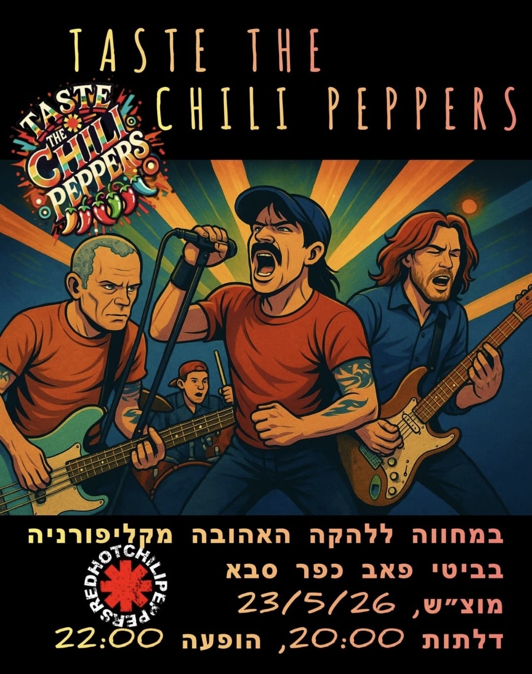 י Red Hot Chili Peppers: מופע המחווה - פלייר