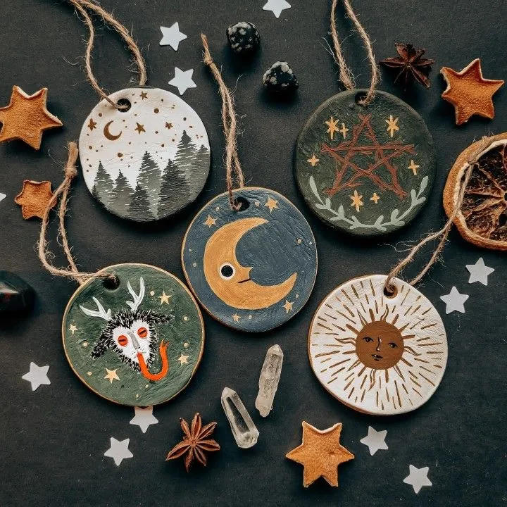 Décoration de rond de bois - Flyer