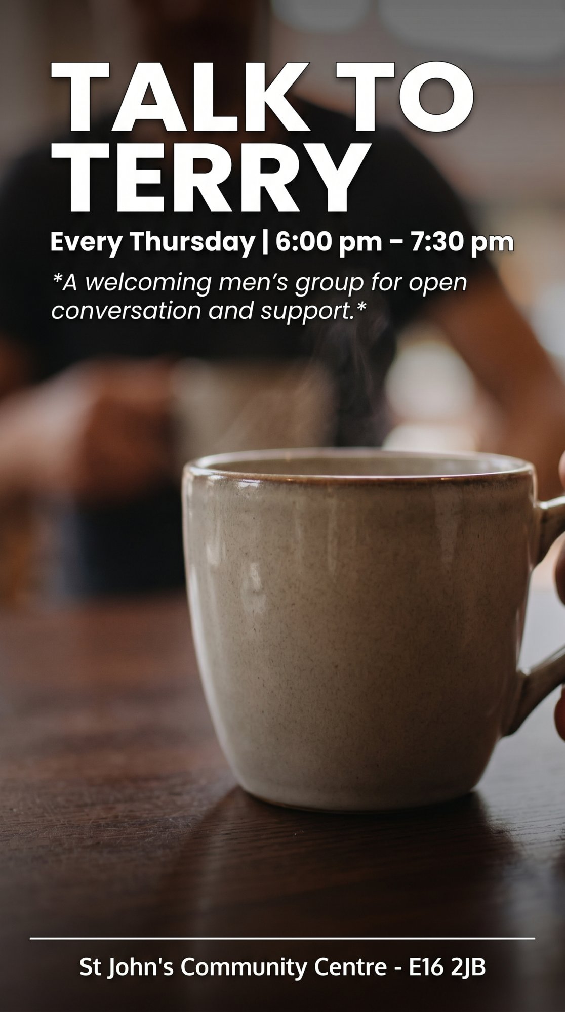 ☕ Talk to Terry - Flyer