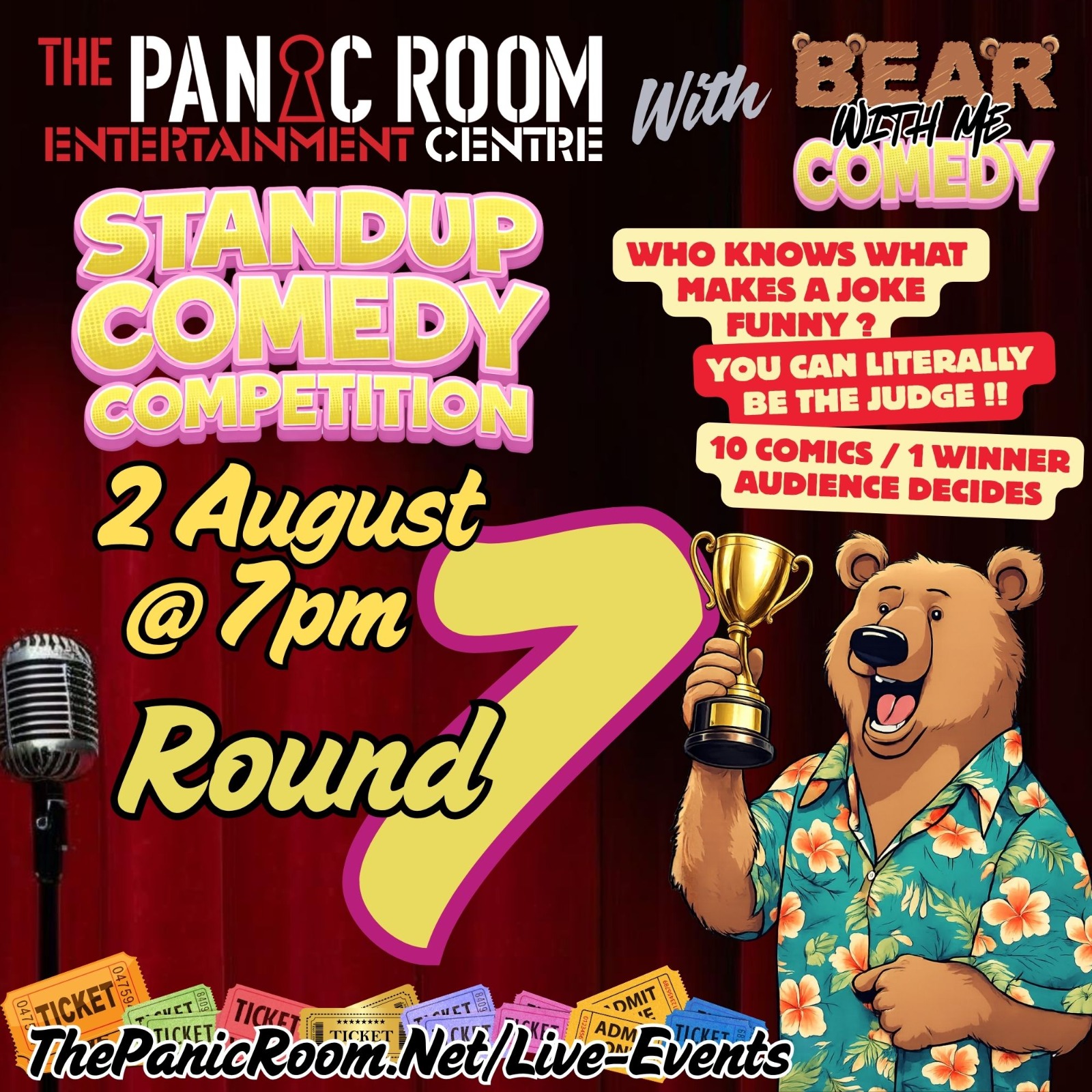 Stand Up Comedy Night - August - Flyer