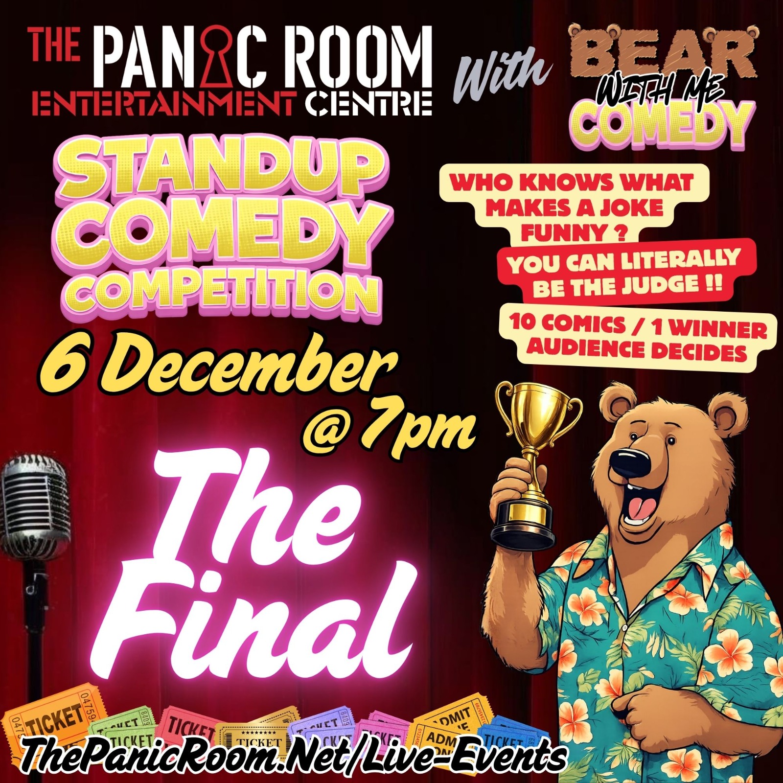 Stand Up Comedy Competition Grand Final - Flyer