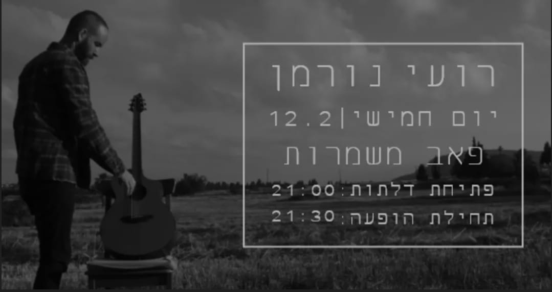 רועי נורמן: מופע סולו מקורי - פלייר