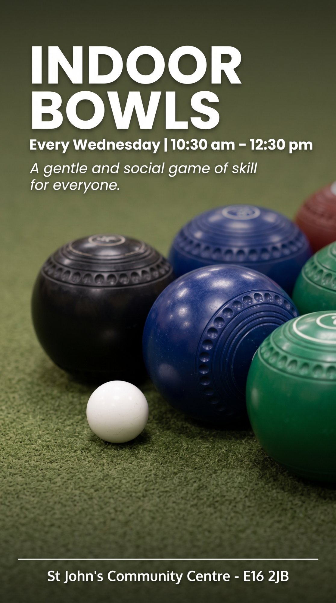 ⭕ Indoor Bowls (Beginner Friendly) - Flyer