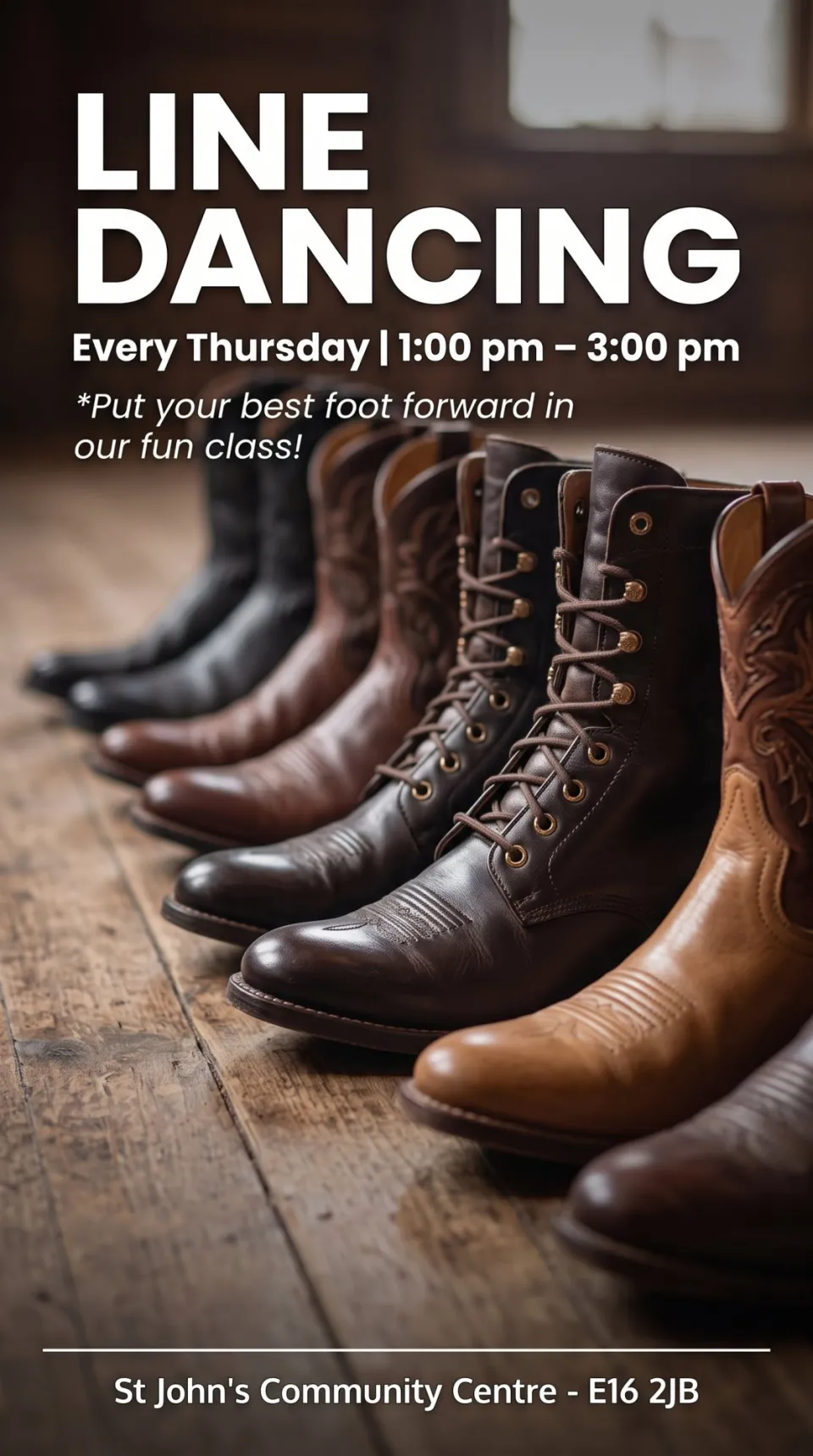 💃Line Dancing - Flyer