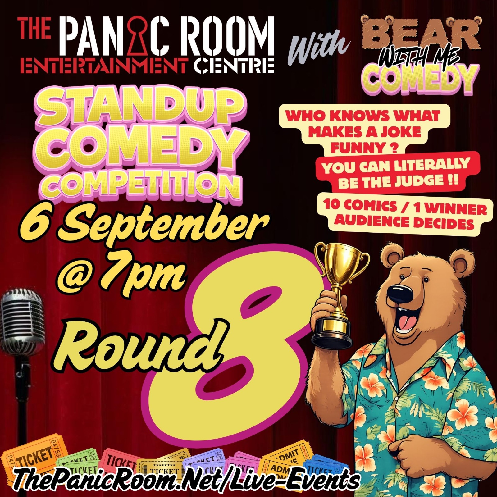Stand Up Comedy Night - September - Flyer