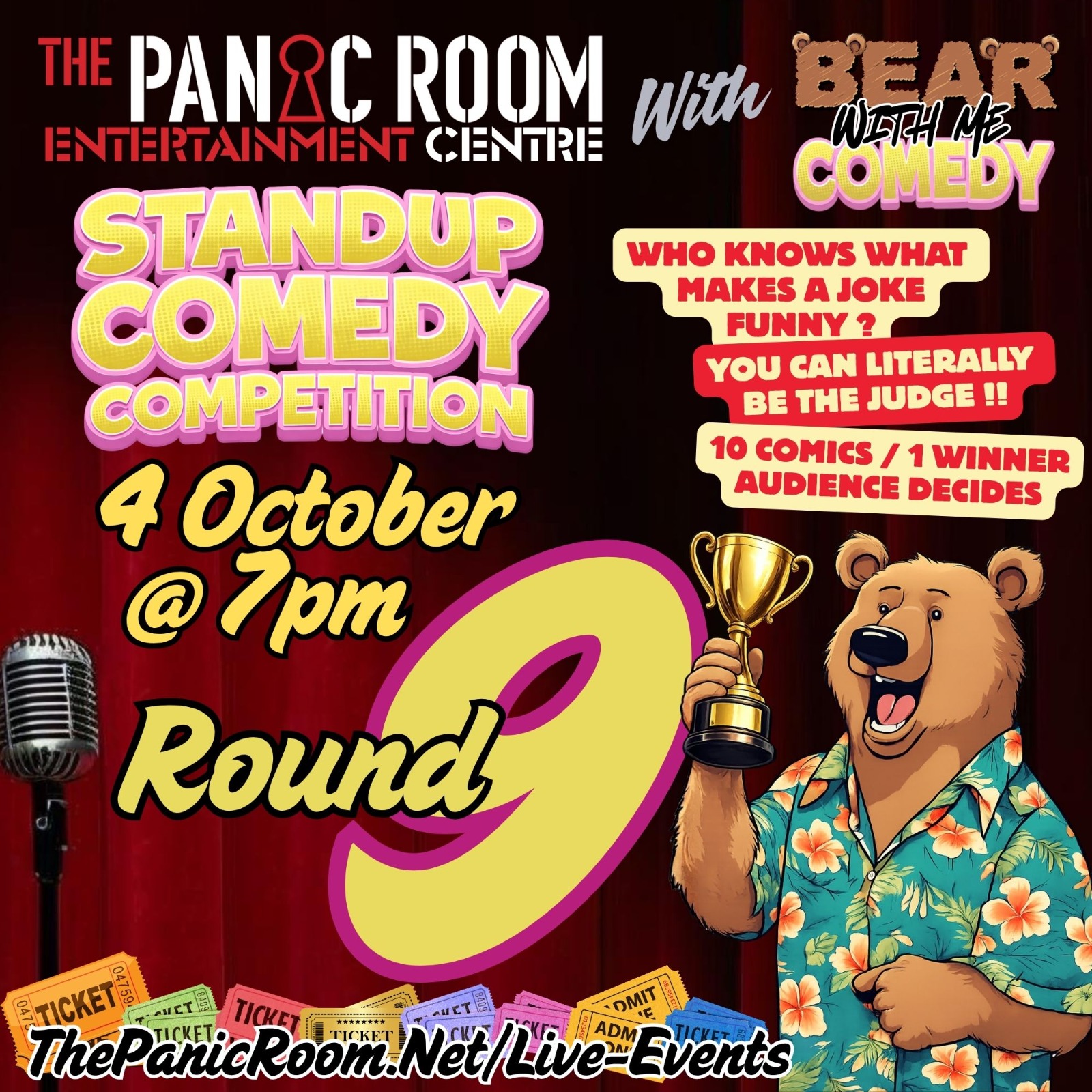 Stand Up Comedy Night - October - Flyer