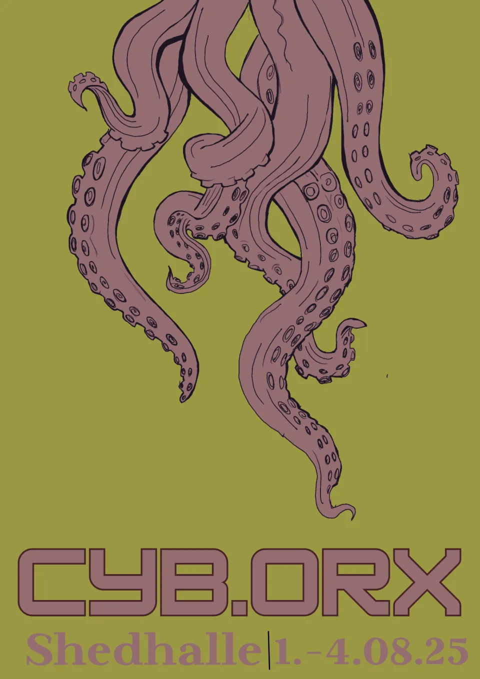 Cyborx-Kunstausstellung / Cyborx-Exhibit - Flyer