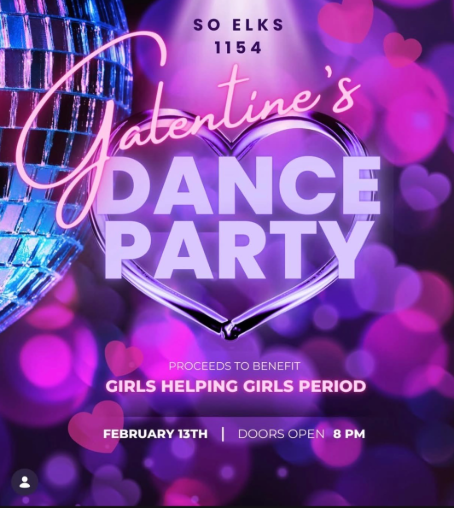 Galentine's Dance Party - Flyer