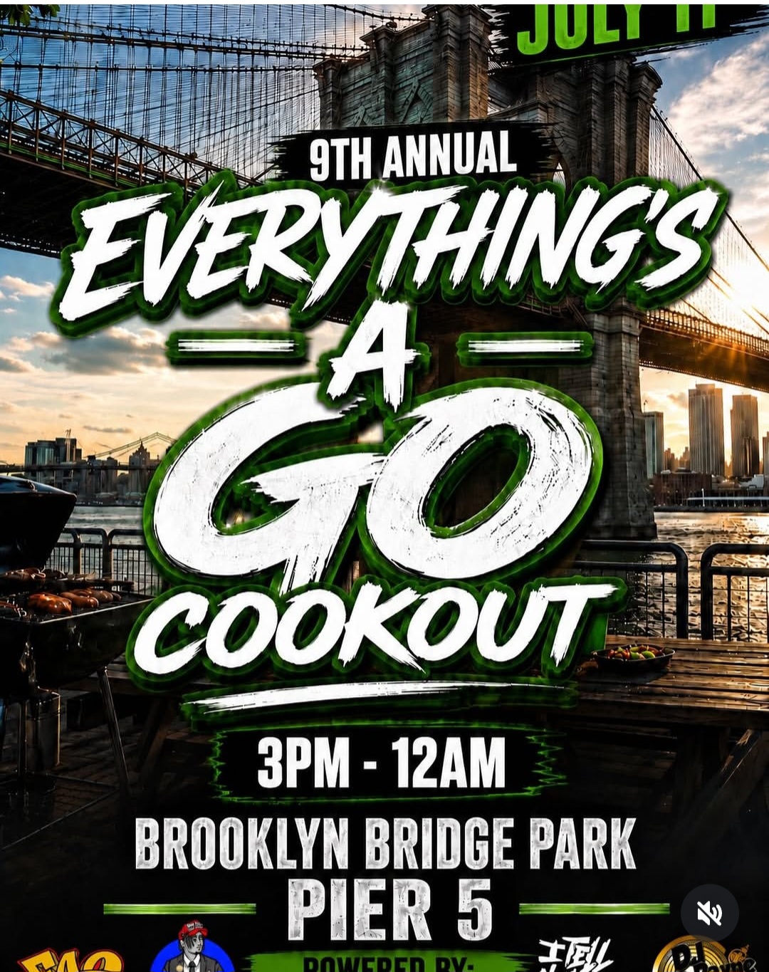 9th Annual Everything's - A - Go Cookout - Flyer