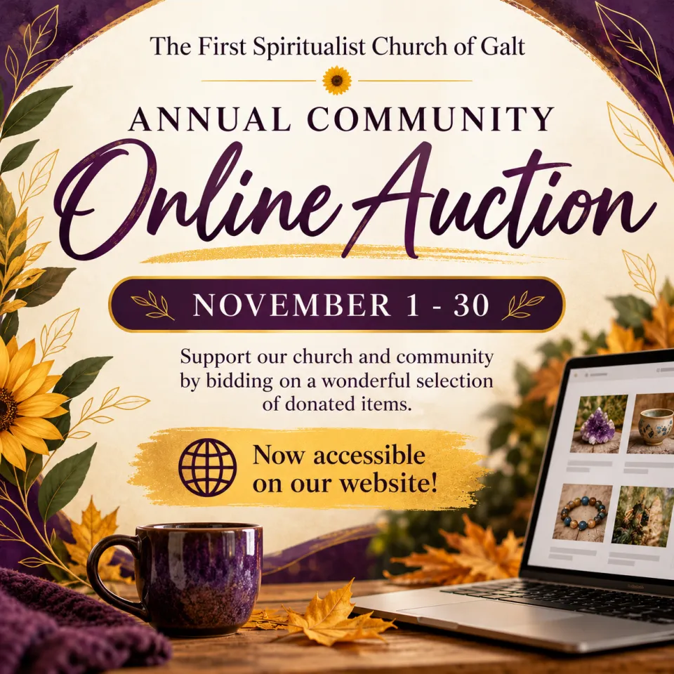 Online Community Fundraising Auction - Flyer