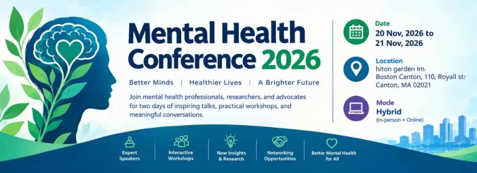 Mental Health Conference 2026 USA: Research and Innovation - Flyer