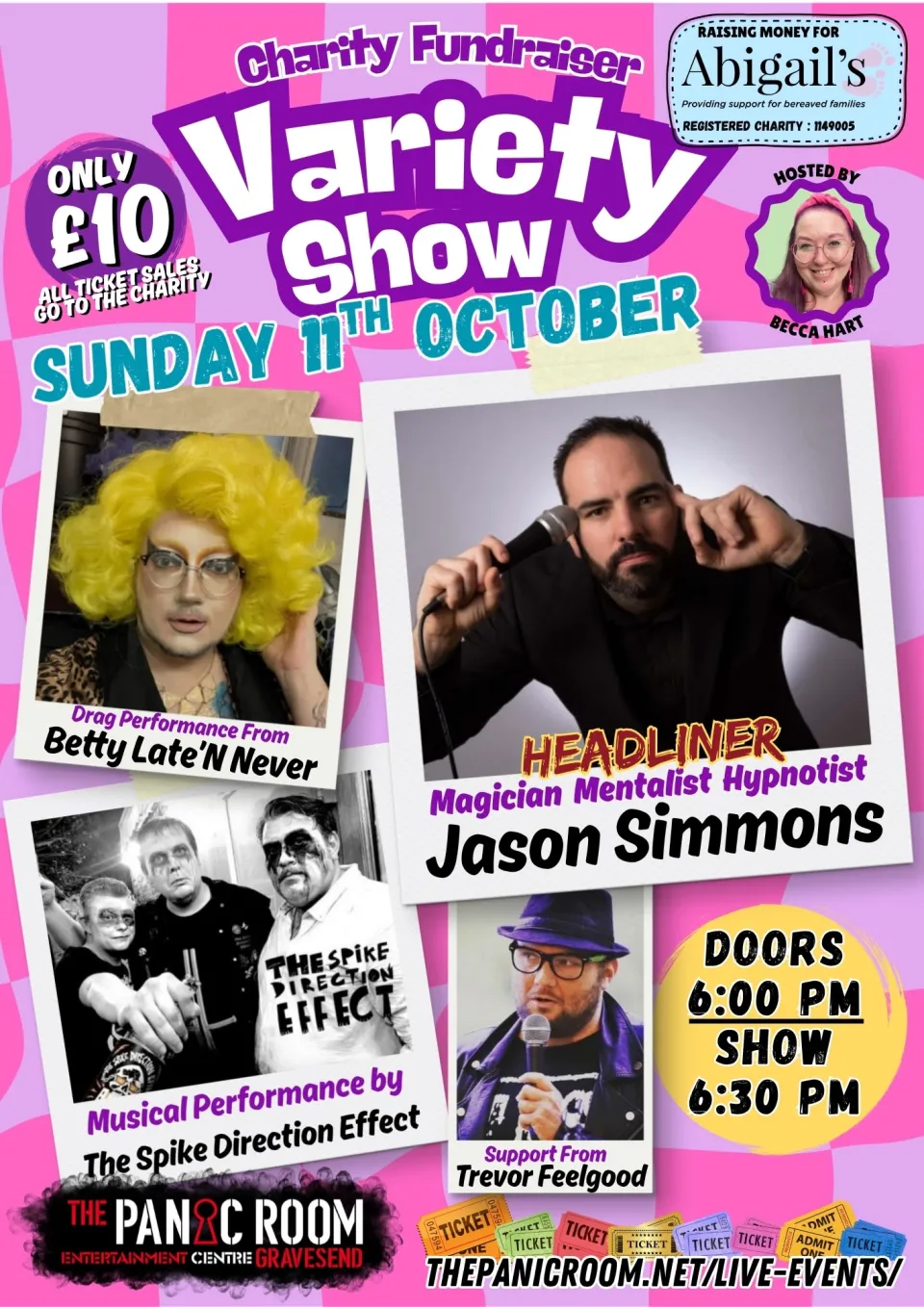 Charity Fundraiser - Variety Show - Flyer