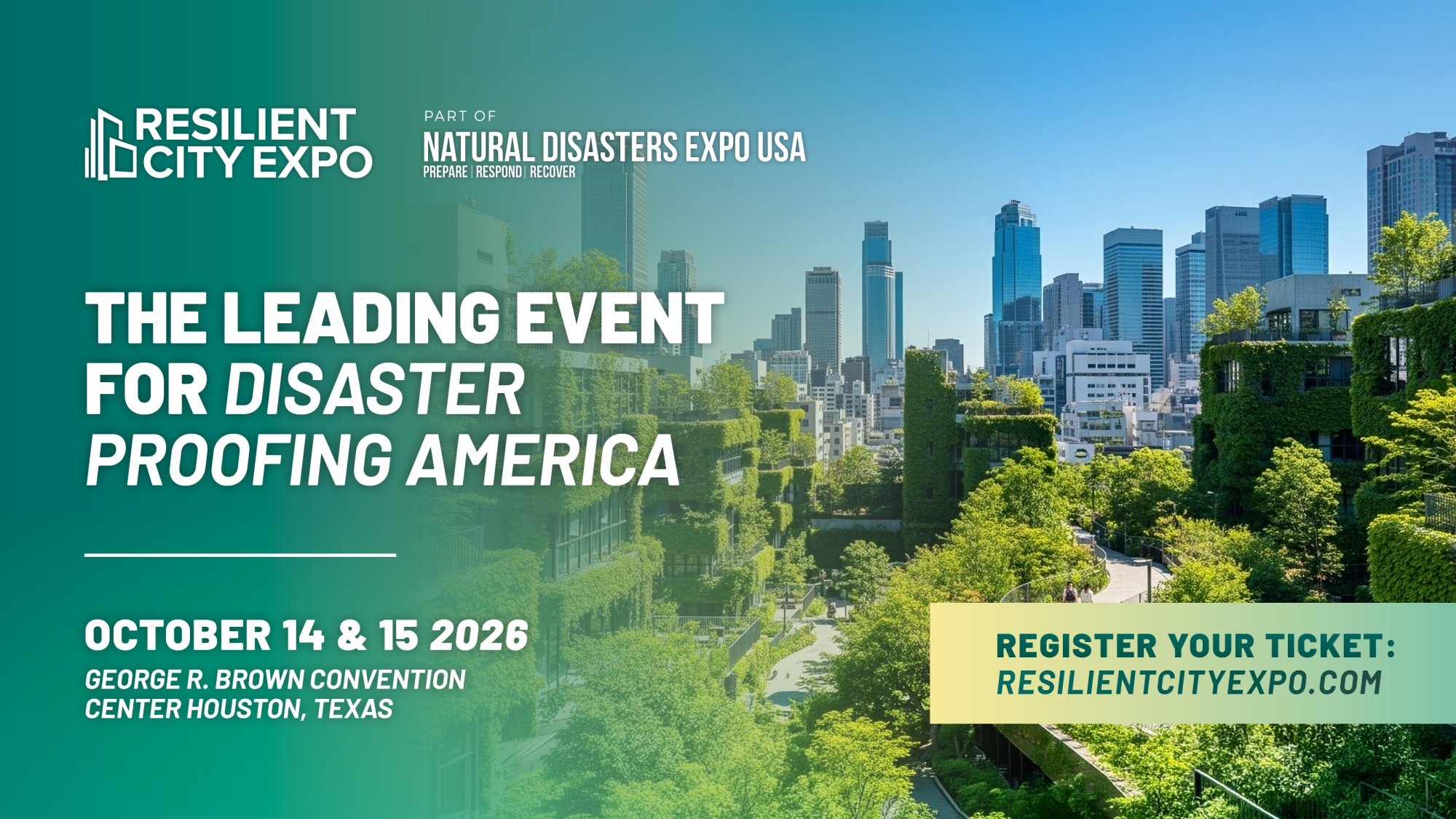 Resilient City Expo Houston - Flyer