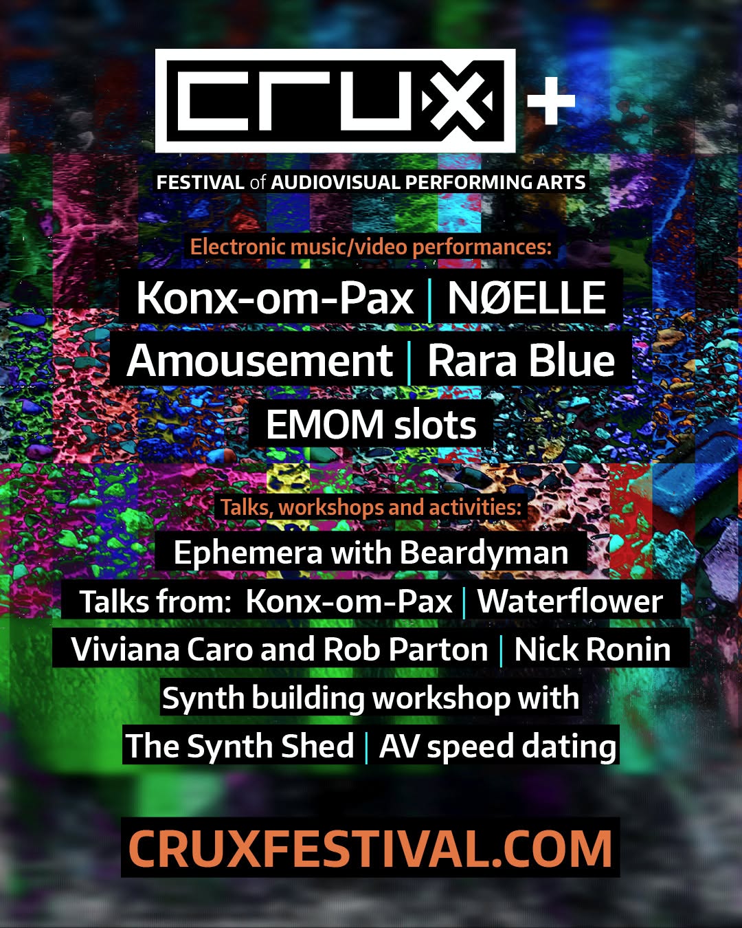 🎵 Crux Festival - Flyer