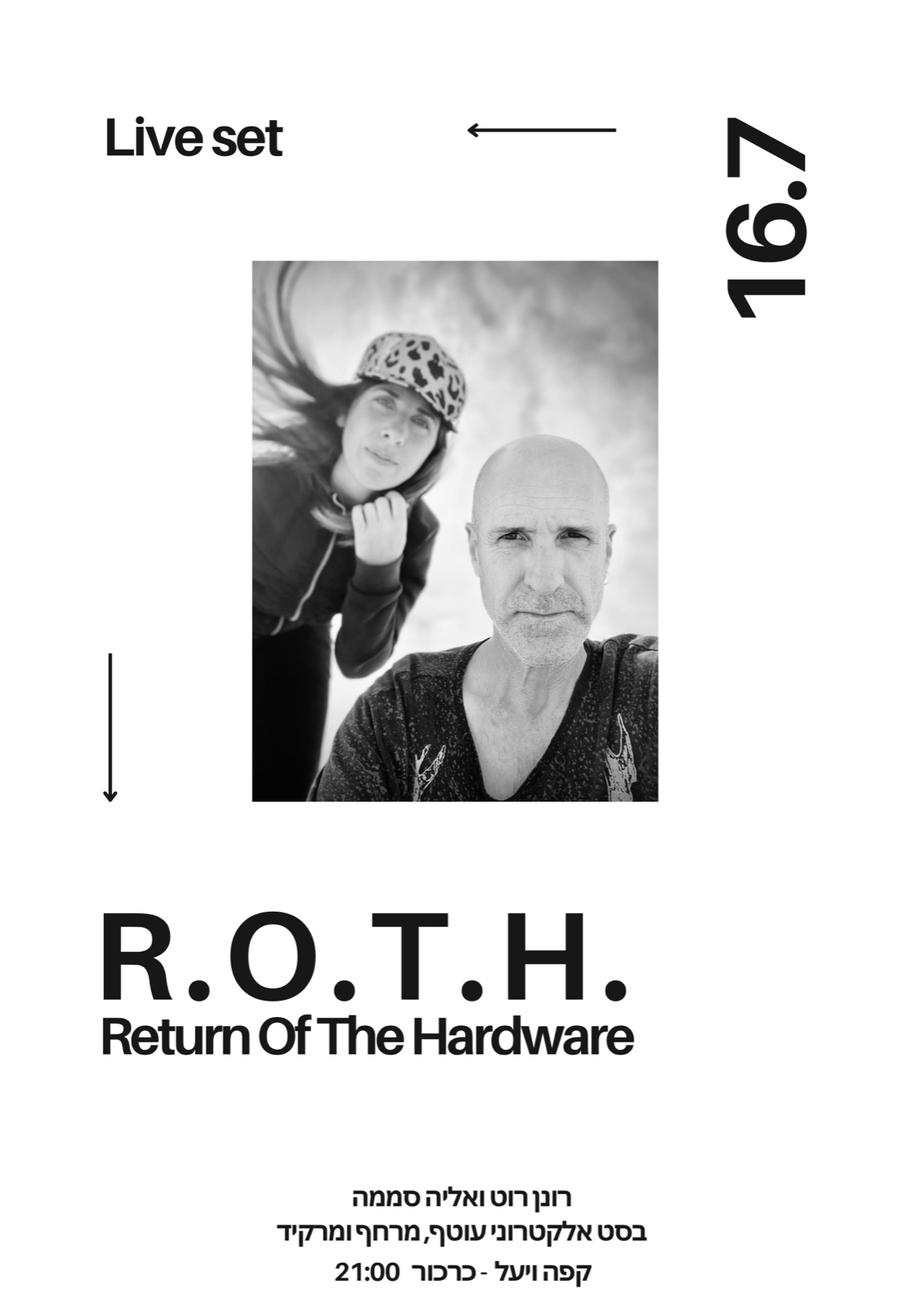 R.O.T.H. - Return Of The Hardware - Live set - פלייר