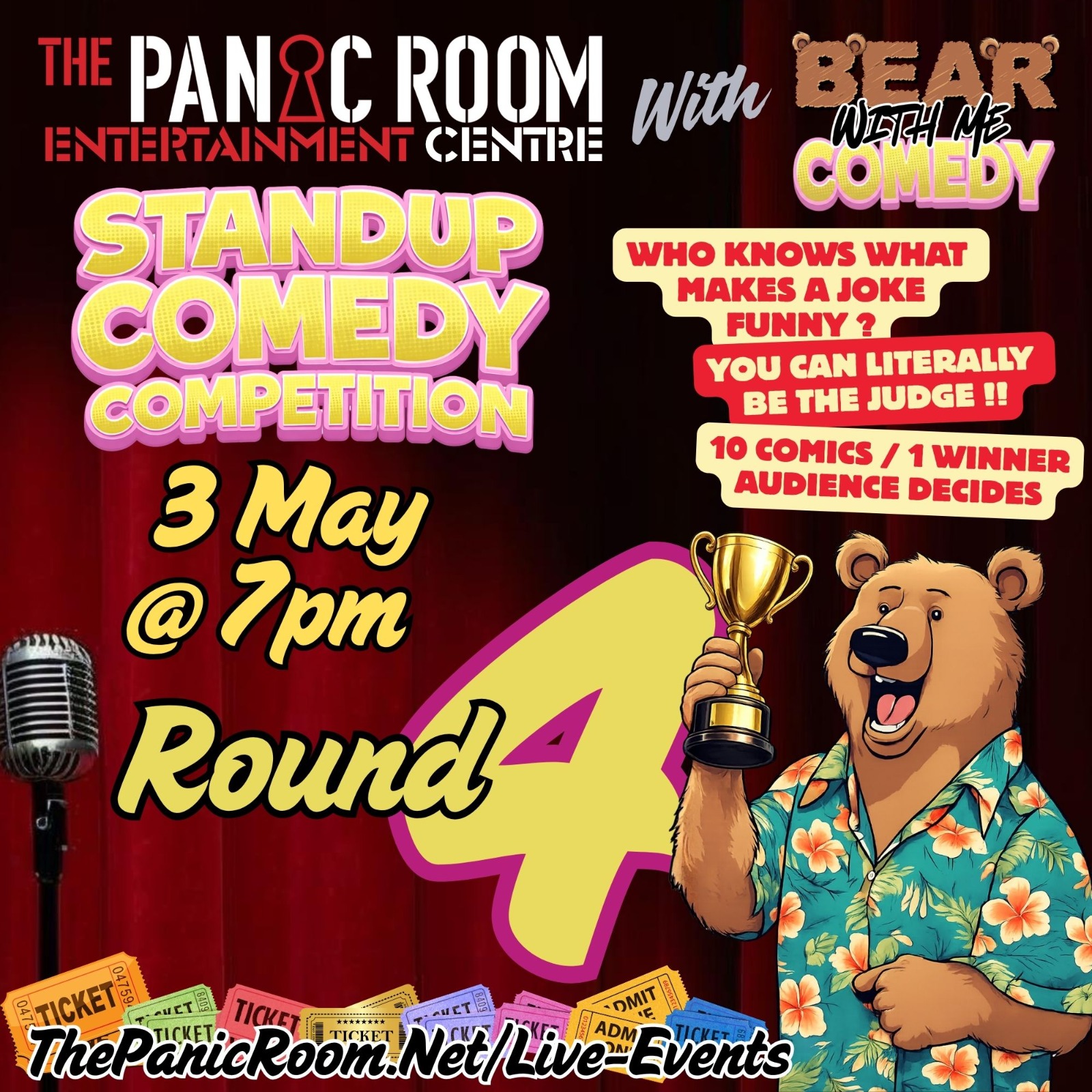 Stand Up Comedy Night - May - Flyer