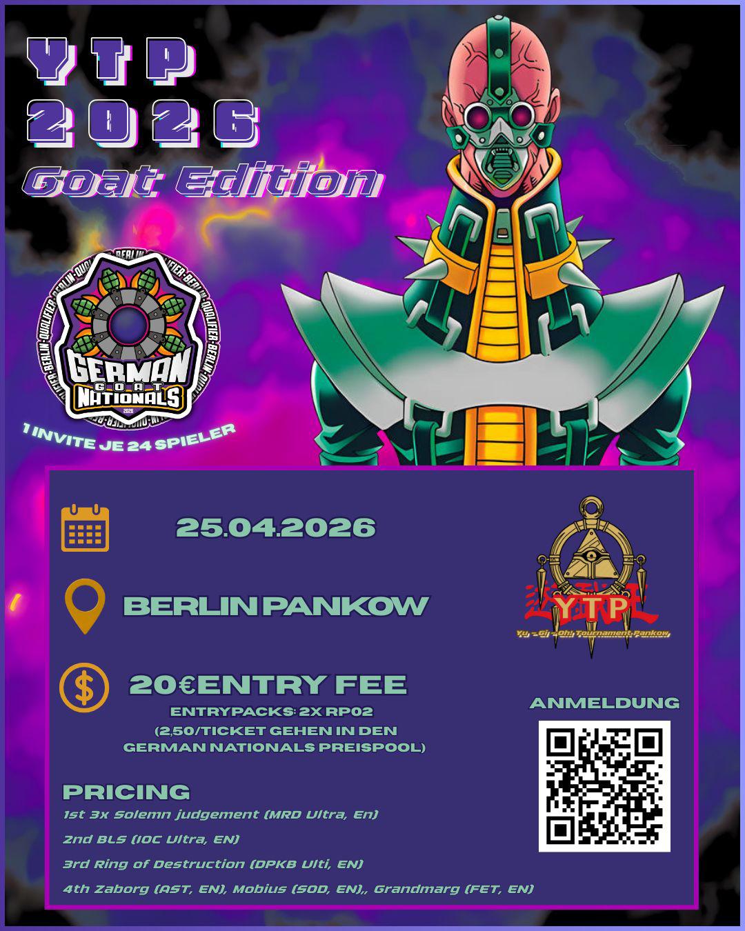 YTP 2026 - German Goat Nationals Qualifier Berlin - Flyer