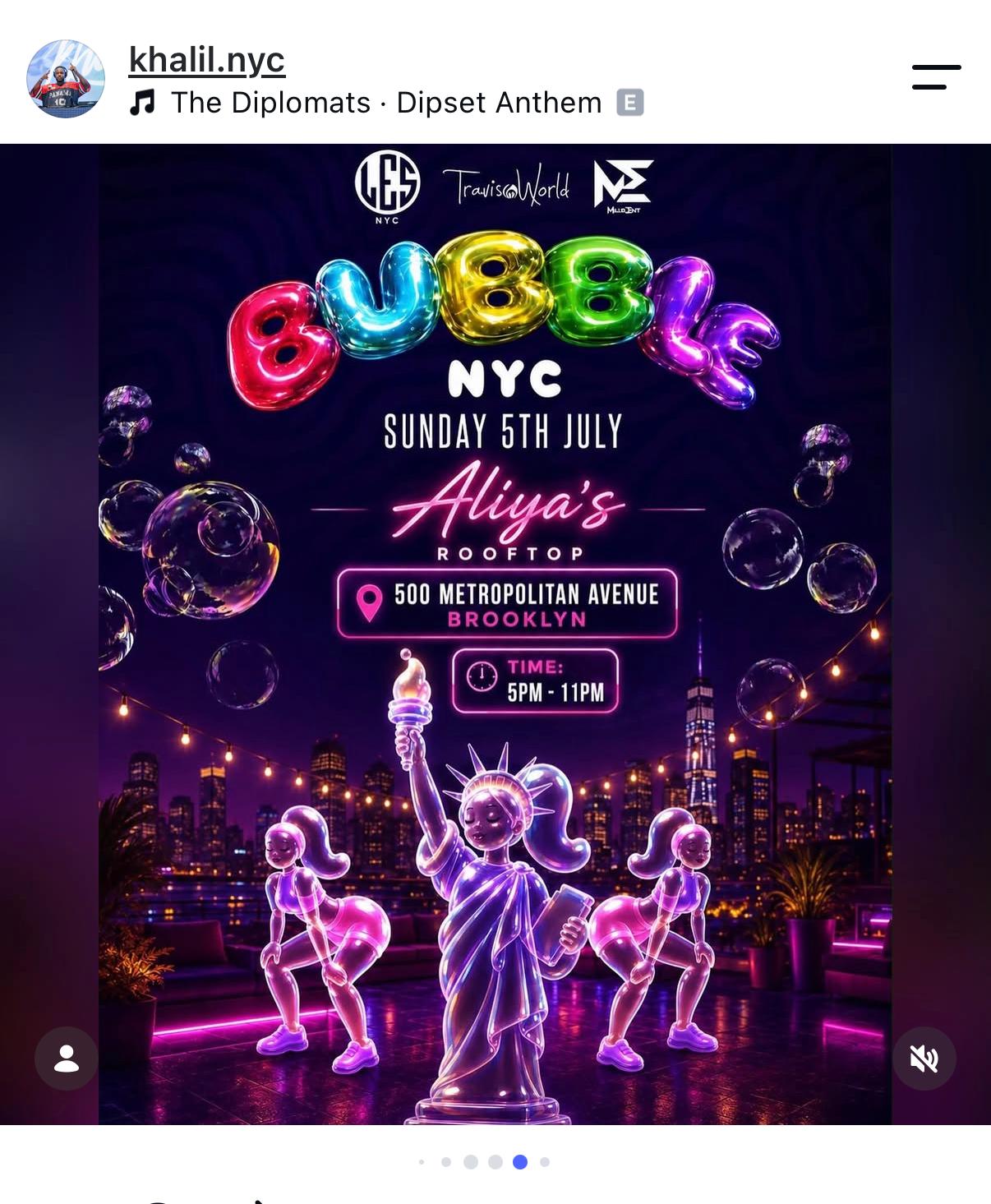 Bubble Nyc - Flyer